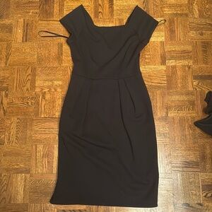 Black diane von furstenberg dress